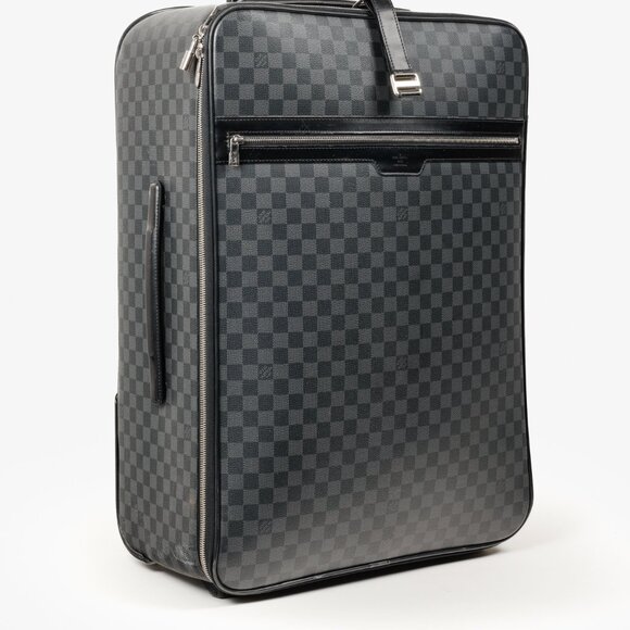 Louis Vuitton Damier Graphite Canvas Pegase Legere 55 Suitcase - Picture 1 of 16